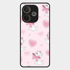 Cute Kitty Bliss Glass Case Cover For Oppo A5 Pro 5G