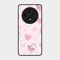 Cute Kitty Bliss Glass Case Cover For Oppo F27 5G