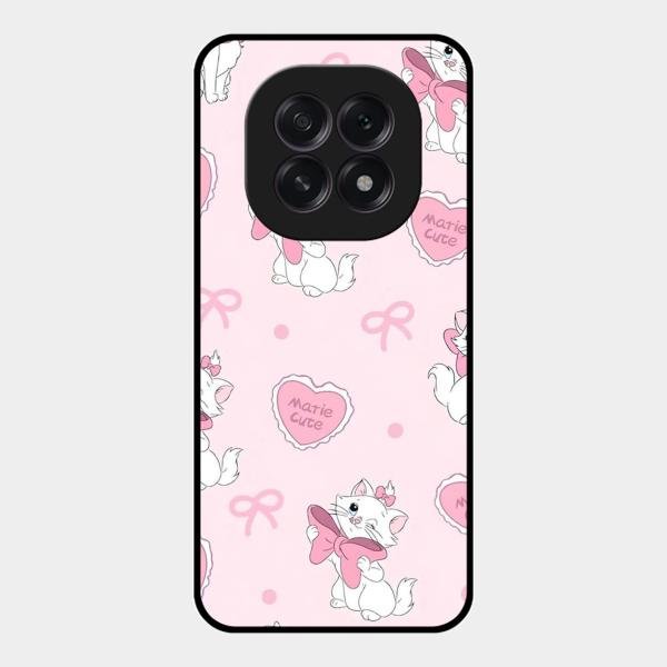 Cute Kitty Bliss Glass Case Cover For Oppo F29 5G