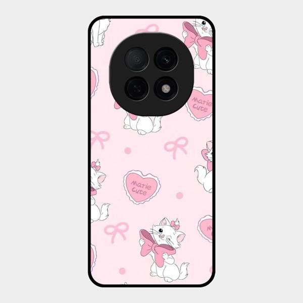 Cute Kitty Bliss Glass Case Cover For Oppo F29 Pro 5G