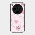 Cute Kitty Bliss Glass Case Cover For Oppo Find X8 5G