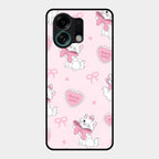 Cute Kitty Bliss Glass Case Cover For Oppo K13 Turbo 5G