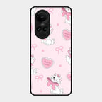 Cute Kitty Bliss Glass Case Cover For Oppo Reno 10 5G