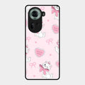 Cute Kitty Bliss Glass Case Cover For Oppo Reno 11 5G