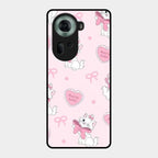 Cute Kitty Bliss Glass Case Cover For Oppo Reno 11 5G
