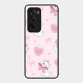 Cute Kitty Bliss Glass Case Cover For Oppo Reno 12 5G