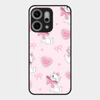 Cute Kitty Bliss Glass Case Cover For Oppo Reno 14 Pro 5G