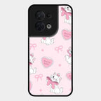 Cute Kitty Bliss Glass Case Cover For Oppo Reno 8 5G