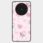 Cute Kitty Bliss Glass Case Cover For Realme 11 Pro Plus 5G