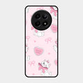 Cute Kitty Bliss Glass Case Cover For Realme 12 5G