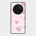 Cute Kitty Bliss Glass Case Cover For Realme 12 Pro 5G