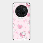 Cute Kitty Bliss Glass Case Cover For Realme 12 Pro 5G