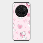 Cute Kitty Bliss Glass Case Cover For Realme 12 Pro Plus 5G