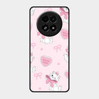 Cute Kitty Bliss Glass Case Cover For Realme 13 5G