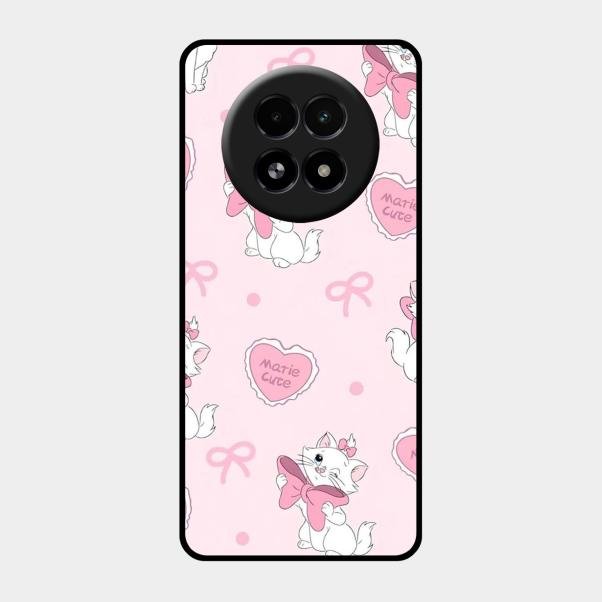Cute Kitty Bliss Glass Case Cover For Realme 13 5G