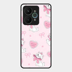 Cute Kitty Bliss Glass Case Cover For Realme 15 5G