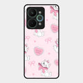 Cute Kitty Bliss Glass Case Cover For Realme 15 Pro 5G