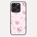 Cute Kitty Bliss Glass Case Cover For Realme 15T 5G