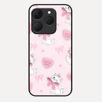 Cute Kitty Bliss Glass Case Cover For Realme 15T 5G