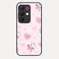 Cute Kitty Bliss Glass Case Cover For Realme 15X 5G