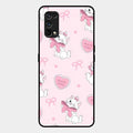 Cute Kitty Bliss Glass Case Cover For Realme 7 Pro