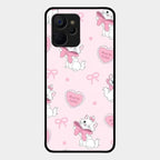 Cute Kitty Bliss Glass Case Cover For Realme 9I 5G