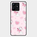 Cute Kitty Bliss Glass Case Cover For Realme C53