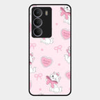 Cute Kitty Bliss Glass Case Cover For Realme P3 Lite 5G