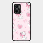 Cute Kitty Bliss Glass Case Cover For Redmi 11 Prime 5G