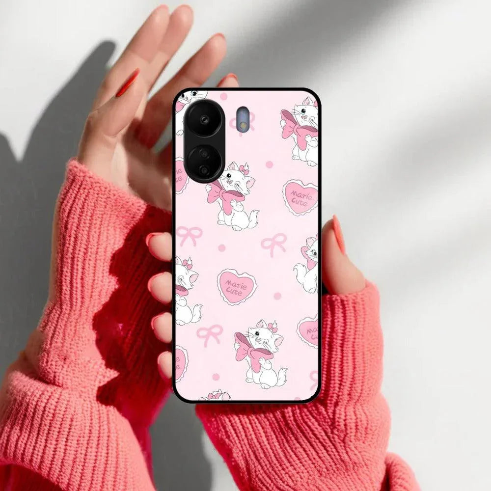 Cute Kitty Bliss Glass Case Cover For Redmi/Xiaomi - ShopOnCliQ