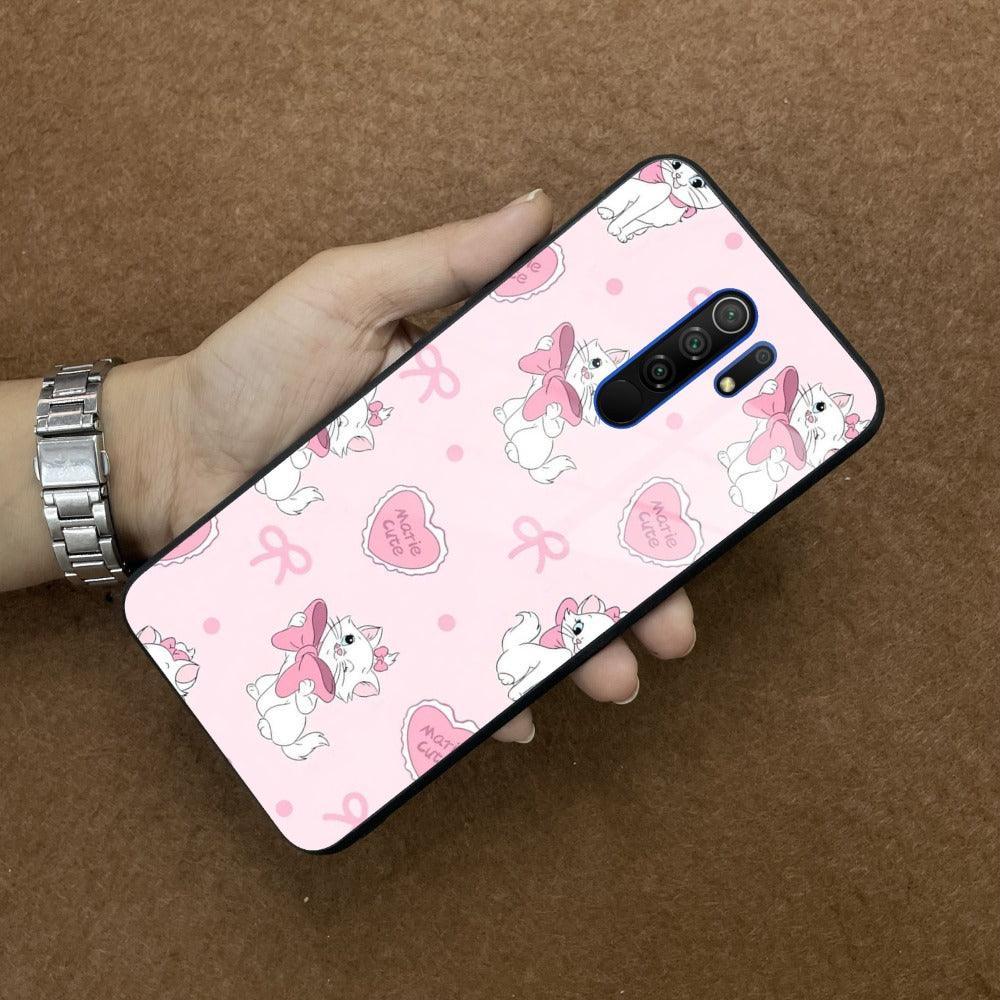 Cute Kitty Bliss Glass Case Cover For Poco - ShopOnCliQ