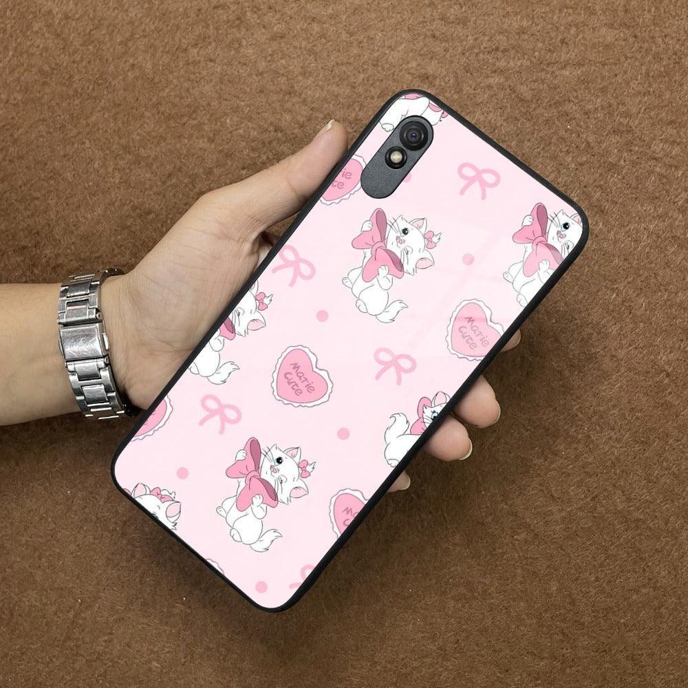 Cute Kitty Bliss Glass Case Cover For Redmi/Xiaomi - ShopOnCliQ