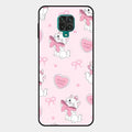 Cute Kitty Bliss Glass Case Cover For Redmi Note 10 Lite