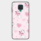 Cute Kitty Bliss Glass Case Cover For Redmi Note 10 Lite