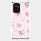 Cute Kitty Bliss Glass Case Cover For Redmi Note 10 Pro Max