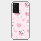 Cute Kitty Bliss Glass Case Cover For Redmi Note 11 Pro 5G