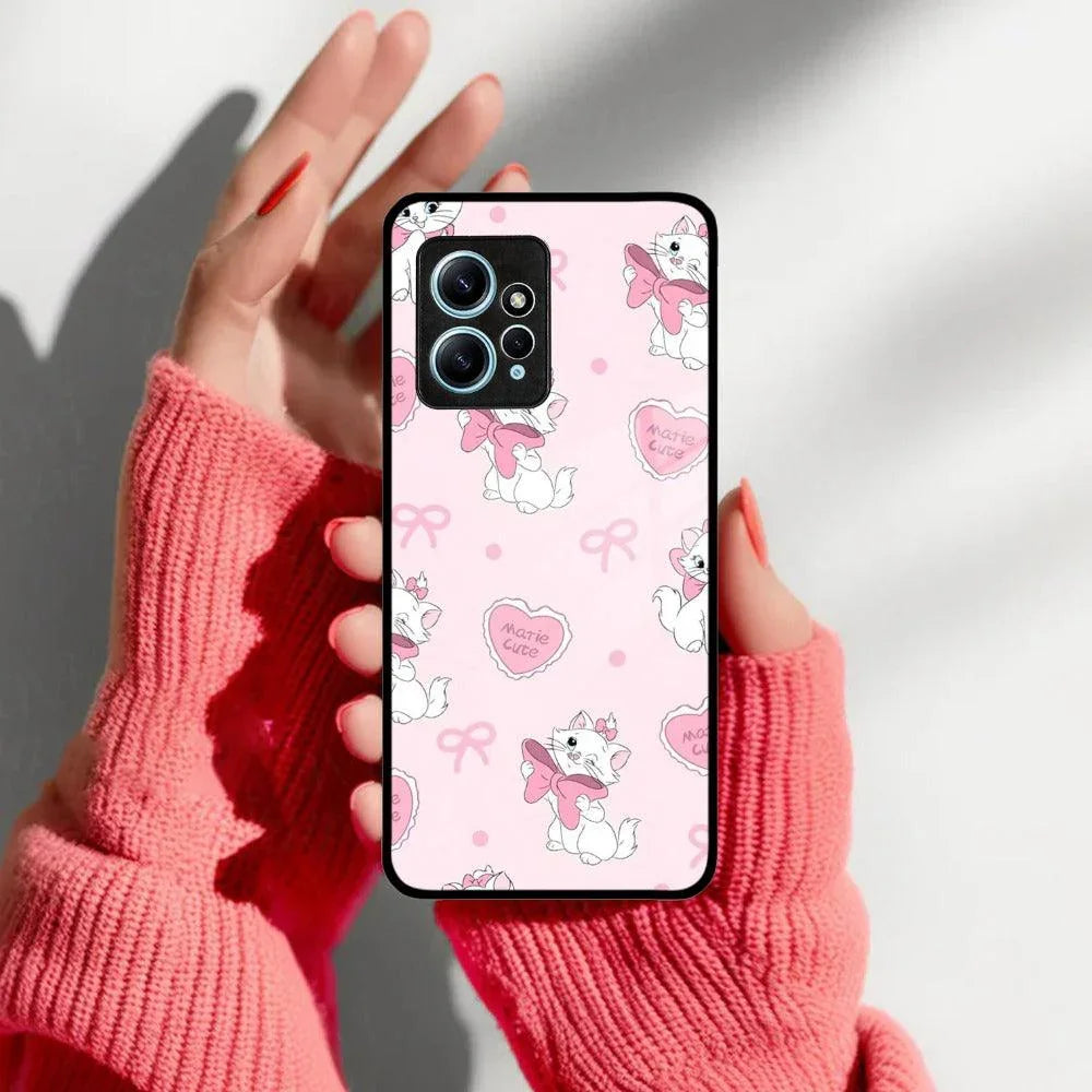 Cute Kitty Bliss Glass Case Cover For Redmi/Xiaomi - ShopOnCliQ