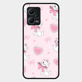 Cute Kitty Bliss Glass Case Cover For Redmi Note 12 5G