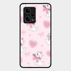 Cute Kitty Bliss Glass Case Cover For Redmi Note 12 Pro 5G