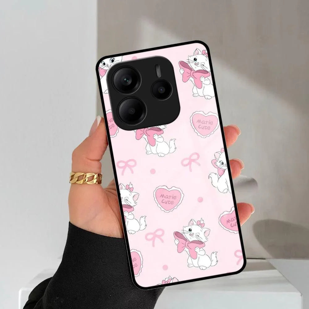 Cute Kitty Bliss Glass Case Cover For Redmi/Xiaomi - ShopOnCliQ