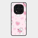 Cute Kitty Bliss Glass Case Cover For Redmi Note 15 Pro 5G