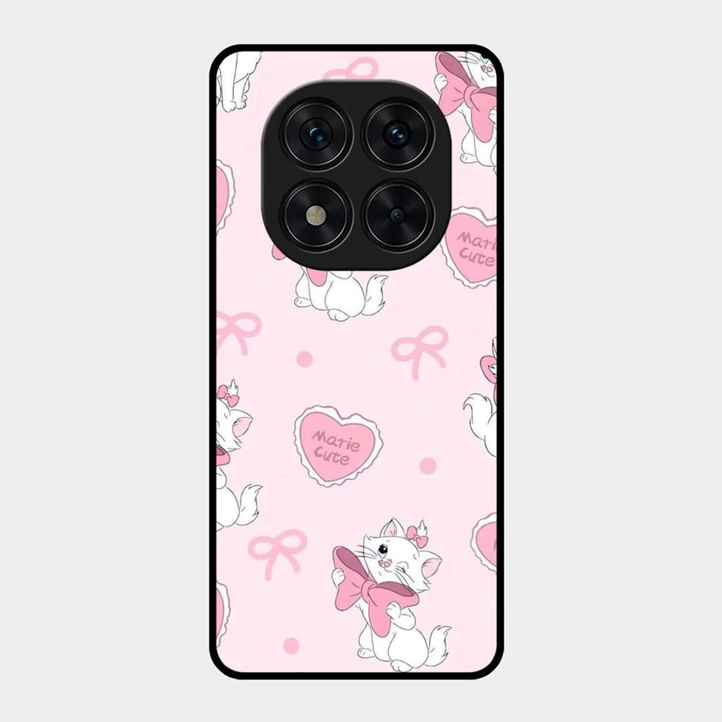 Cute Kitty Bliss Glass Case Cover For Redmi Note 15 Pro Plus 5G