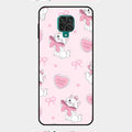 Cute Kitty Bliss Glass Case Cover For Redmi Note 9 Pro Max