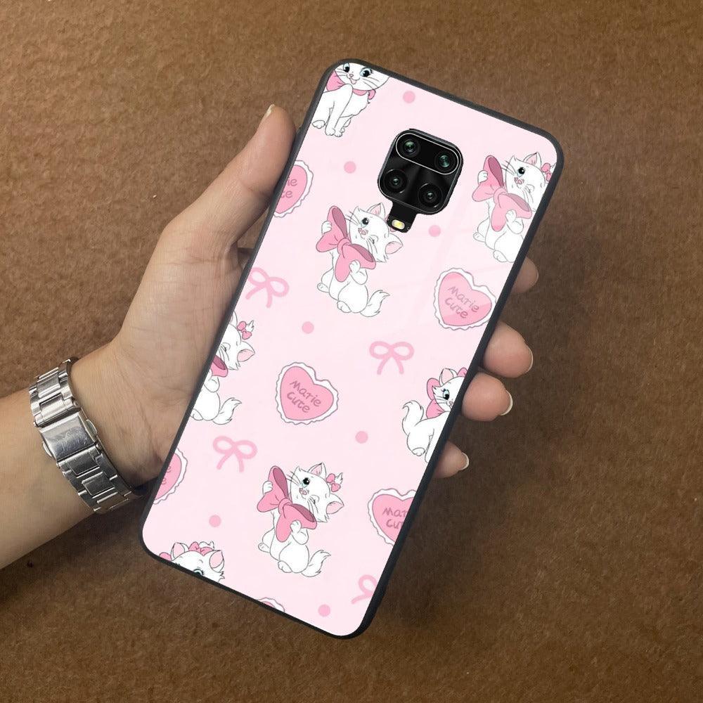 Cute Kitty Bliss Glass Case Cover For Poco - ShopOnCliQ