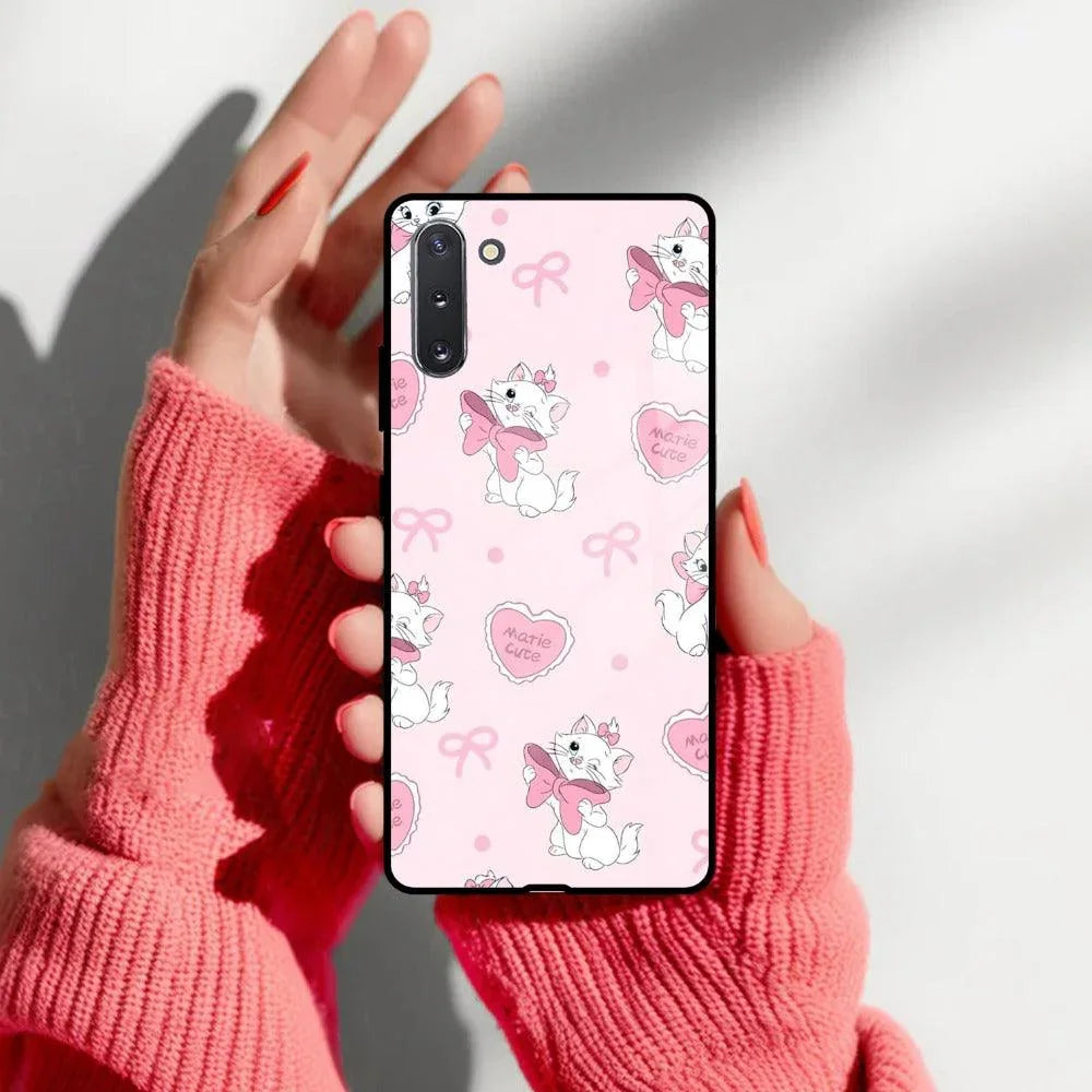 Cute Kitty Bliss Glass Case Cover For Samsung - ShopOnCliQ