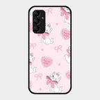 Cute Kitty Bliss Glass Case Cover For Samsung Galaxy A14 5G