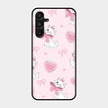 Cute Kitty Bliss Glass Case Cover For Samsung Galaxy A16 5G