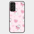 Cute Kitty Bliss Glass Case Cover For Samsung Galaxy A34 5G