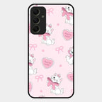 Cute Kitty Bliss Glass Case Cover For Samsung Galaxy A34 5G