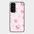Cute Kitty Bliss Glass Case Cover For Samsung Galaxy A35 5G